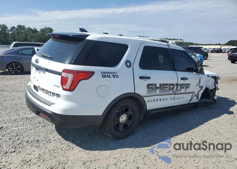 2019 Ford Explorer Police Interceptor из США, поврежденный, VIN 1FM5K8AR6KGB22427